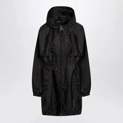 Prada Lightweight Re-nylon Raincoat In Black