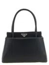 Prada Black Passage Medium Satchel In Black