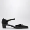 PRADA PRADA BLACK PATENT LEATHER DÉCOLLETÉ WOMEN