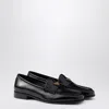 Prada Triangle Logo Patent Leather Loafers