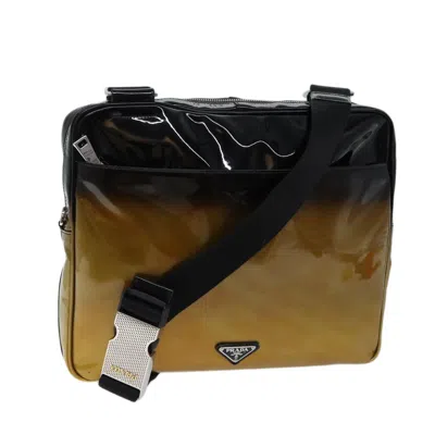 Prada Patent Leather Shoulder Bag () In Black