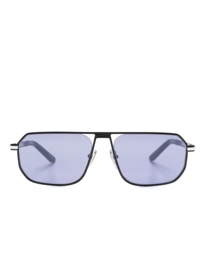 Prada Black Pilot Frame Tinted Sunglasses