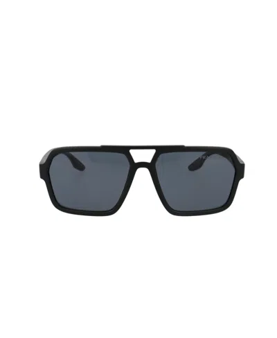 PRADA BLACK PILOT SUNGLASSES