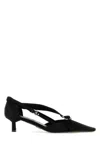 Prada Black Pointed Toe Pumps In Black