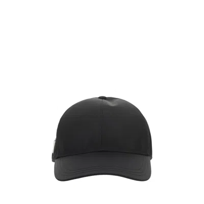 Prada Black Polyamide Cap (baseball Hat)