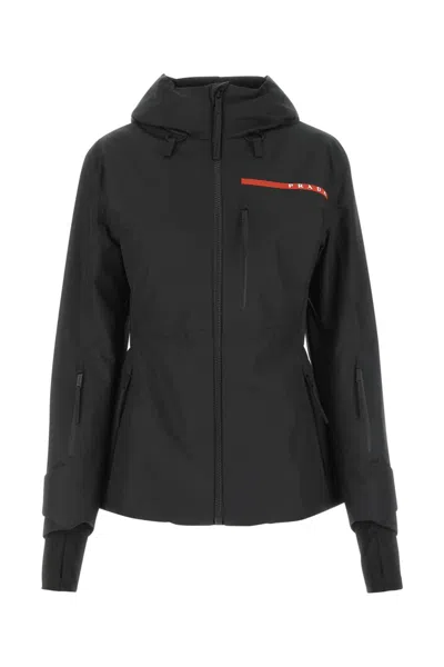 Prada Black Polyester Padded Jacket