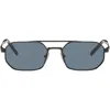 Prada Black Pr D53s Sunglasses In Pattern
