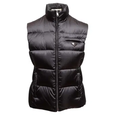 Pre-owned Prada Black  Down Puffer Vest