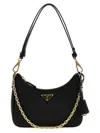 Prada Black  Re-edition Mini Handbag In Black