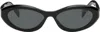 Prada Black ' Symbole' Sunglasses In Black