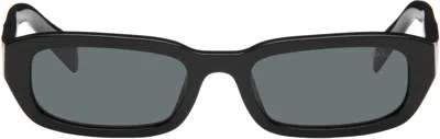 Prada Black  Symbole Sunglasses In 16k08z