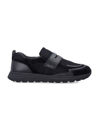 Prada Black Prax Loafers