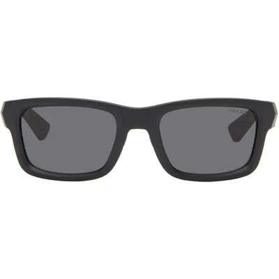 Prada Black Ps B10s Sunglasses In Orange