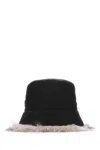 Prada Black Re Nylon Hat In Black