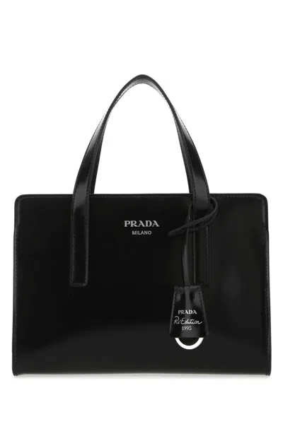 Prada Black Re-edition 1995 Satchel Bag