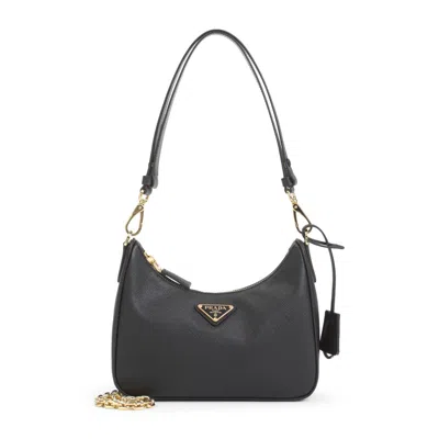 Prada Black Re Edition Shoulder Bag