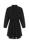 Prada Flared, Pleated High-neck Playsuit