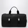 Prada Duffle Bag In Technical Nylon With Triangular Logo