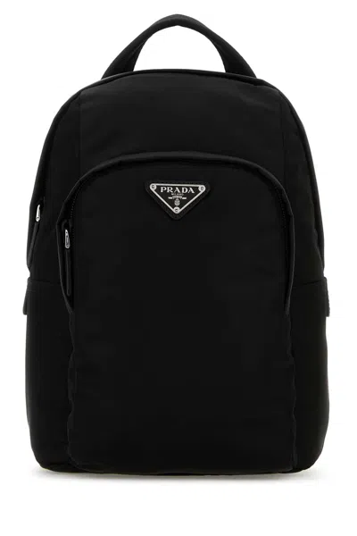 PRADA BLACK RE-NYLON BACKPACK