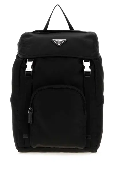 Prada Black Re-nylon Backpack