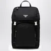 Prada Men's Re-nylon Backpack With Snap Fastener
