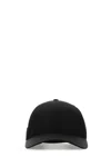 Prada Black Re-nylon Baseball Cap In Black