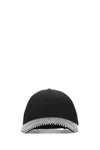 PRADA BLACK RE-NYLON BASEBALL CAP