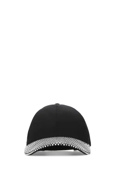 Prada Black Re-nylon Baseball Cap In F0t7o
