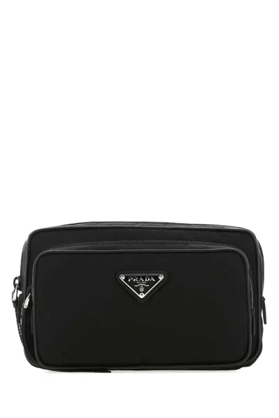 Prada Black Re-nylon Belt Bag