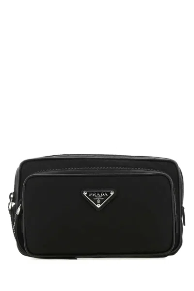 Prada Black Re-nylon Belt Bag