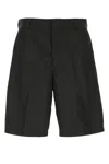 Prada Triangle Patch Logo Shorts
