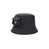 Prada Black Re-nylon Bucket Hat