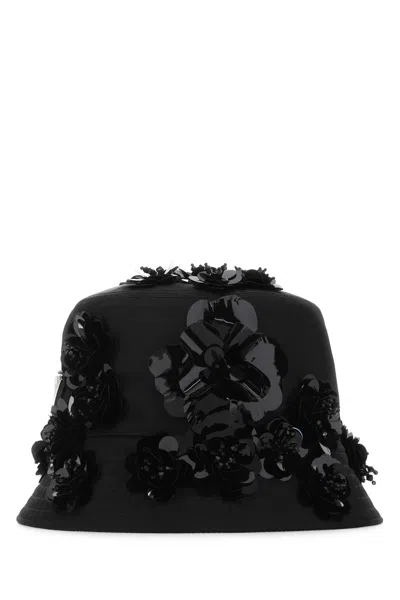 Prada Black Re-nylon Bucket Hat