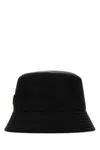 Prada Black Re-nylon Bucket Hat In Black
