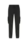 Prada Re-nylon Cargo Trousers In Nero