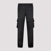Prada Black Re-nylon Cargo Trousers In Black