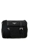 Prada Borsa A Tracolla In Re-nylon Nero Donna