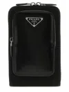 Prada Black Re-nylon Crossbody Bag In Black