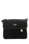 Prada Re-nylon And Saffiano Leather Shoulder Bag In F0002