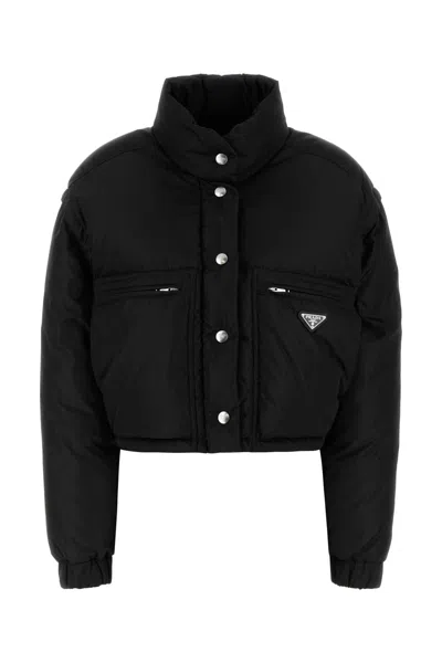Prada Black Re-nylon Down Jacket