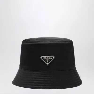 Prada Re-nylon Bucket Hat In Black