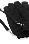 Prada Black Re-nylon Gloves In F0002