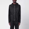 Prada Black Re-nylon Zip Jacket Men In Black