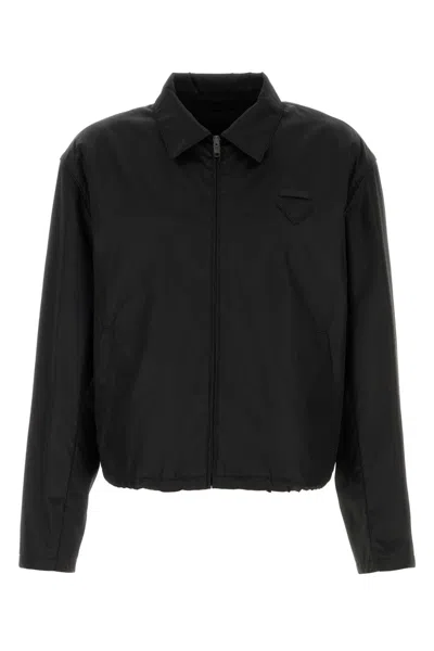 PRADA PRADA BLACK RE NYLON JACKET