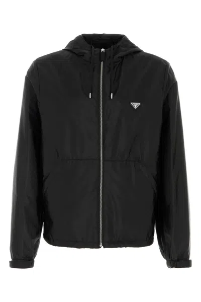 PRADA PRADA BLACK RE NYLON JACKET