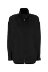Prada Black Re-nylon Anorak In Nero