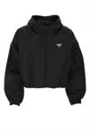 Prada Lightweight Cashgora Blouson Jacket In F0002