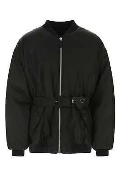 Pre-owned Prada Black Re-nylon Padded Jacket S In F0002