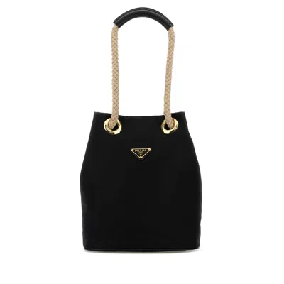 Prada Black Re-nylon  Mariner Bucket Bag