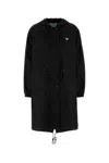 Prada Black Re-nylon Raincoat